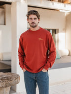 Red Villa Oversized Longsleeve