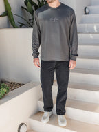 Washed Black Denim Jeans