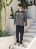 Washed Black Denim Jeans