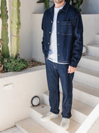 Dark Blue Denim Overshirt