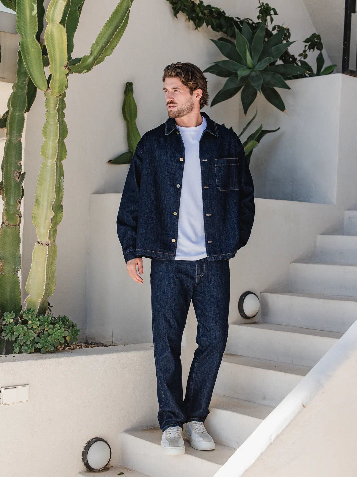 Dark Blue Denim Jeans