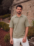 Olive Structure Summer V-Polo
