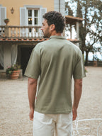 Green La Sera Oversized Polo