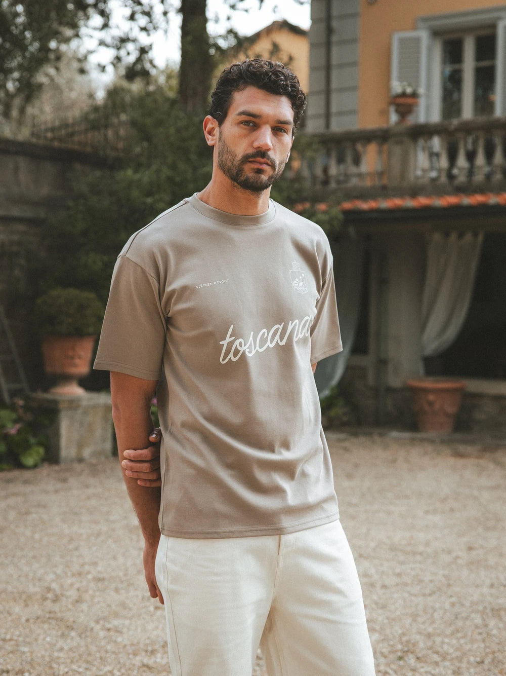 Brown Toscana Oversized T-shirt