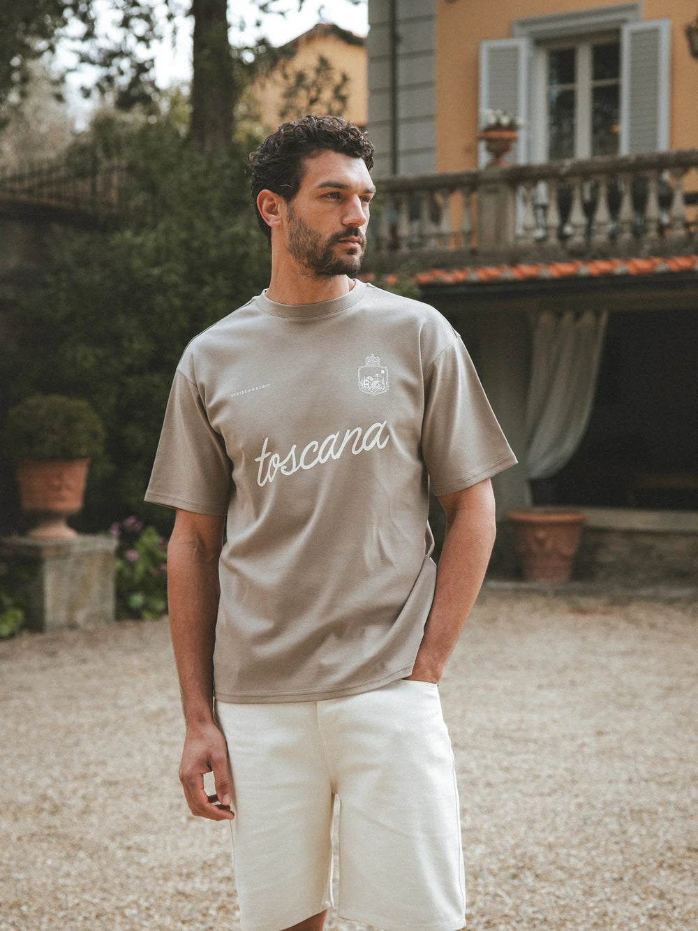 Brown Toscana Oversized T-shirt