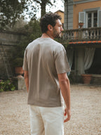 Light Brown Sixteen Oversized T-Shirt
