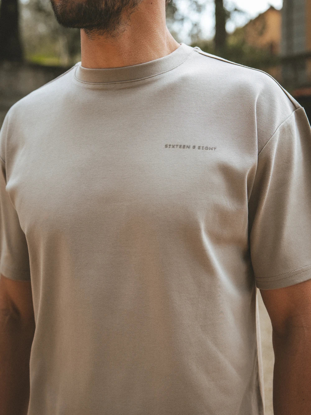 Light Brown Sixteen Oversized T-Shirt