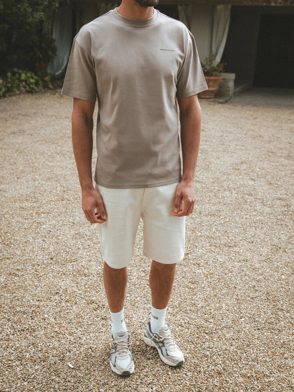 Light Brown Sixteen Oversized T-Shirt
