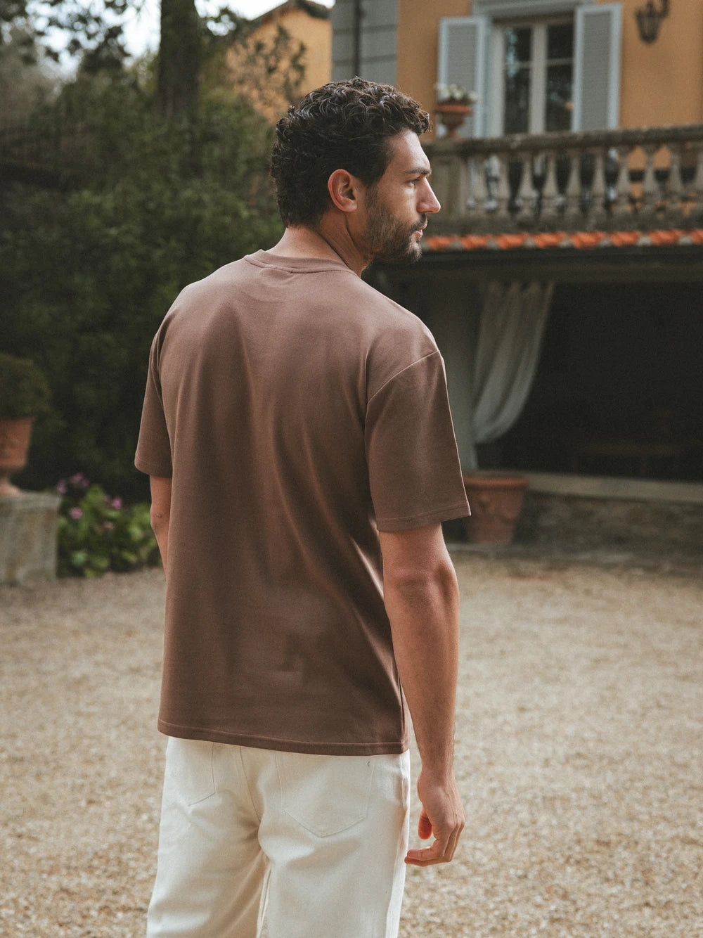 Dark Brown Sixteen Oversized T-Shirt