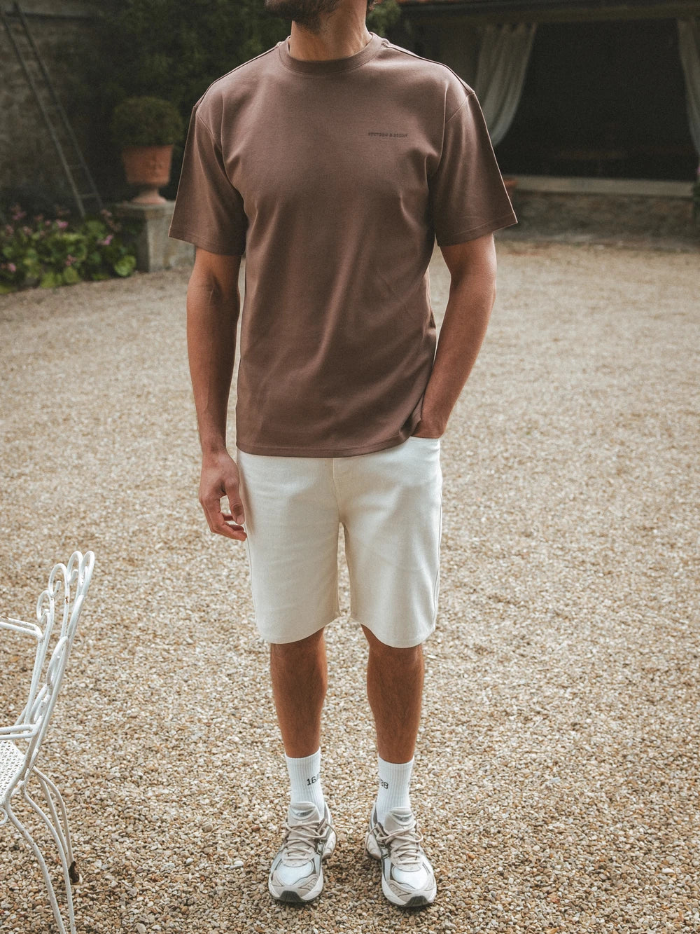 Dark Brown Sixteen Oversized T-Shirt