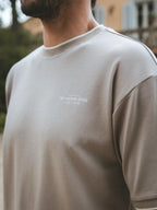 Brown Collar Oversized T-shirt