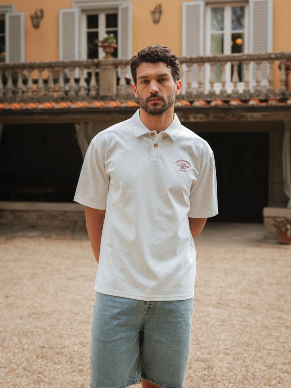 Grey Vendemmia Oversized Polo