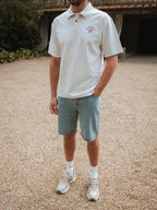 Grey Vendemmia Relaxed Polo