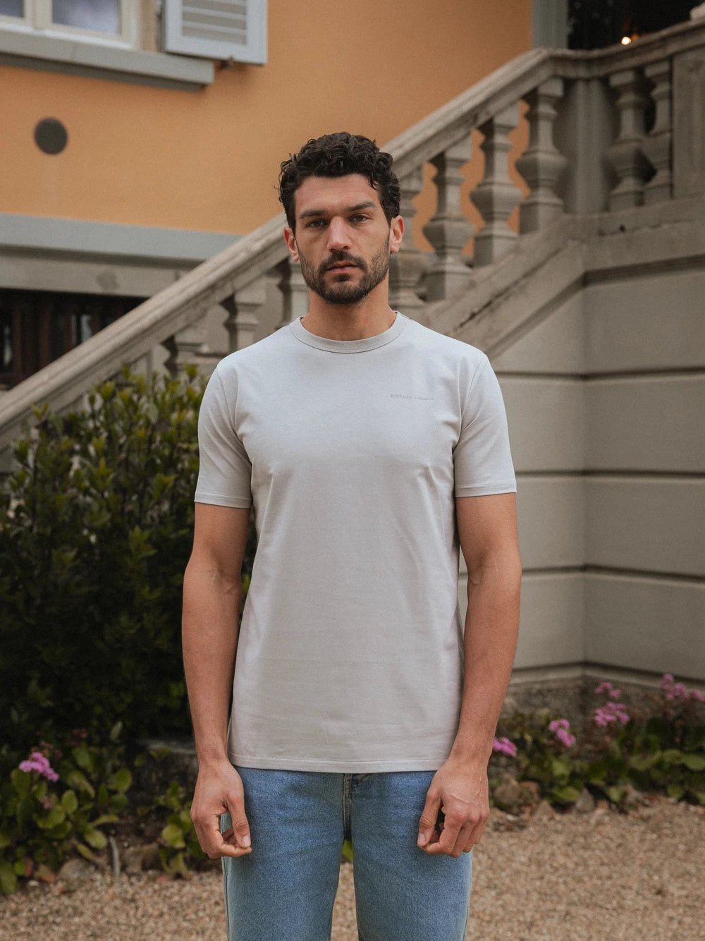 Light Grey Sixteen Slimfit T-Shirt