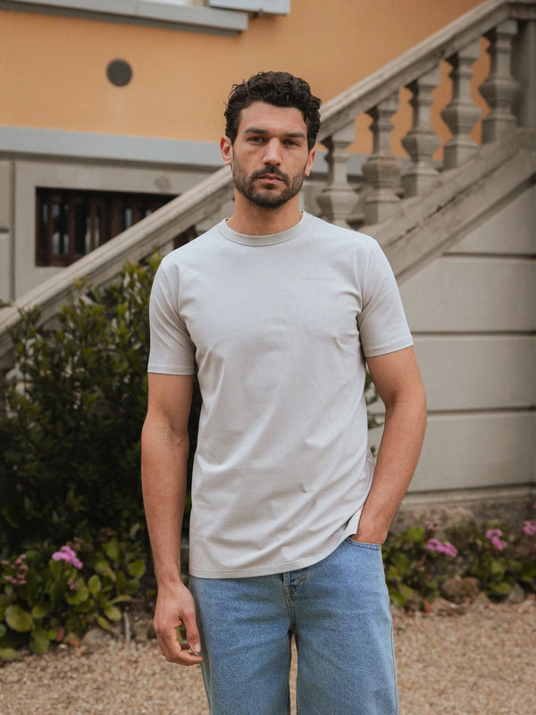 Light Grey Sixteen Slim Fit T-Shirt