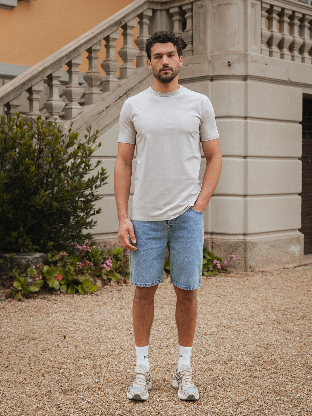 Light Grey Sixteen Slimfit T-Shirt