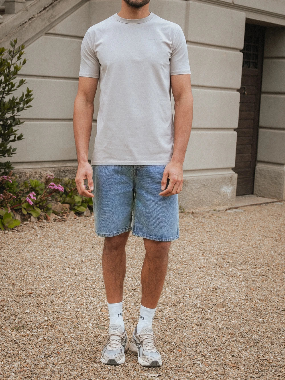 Light Grey Sixteen Slimfit T-Shirt