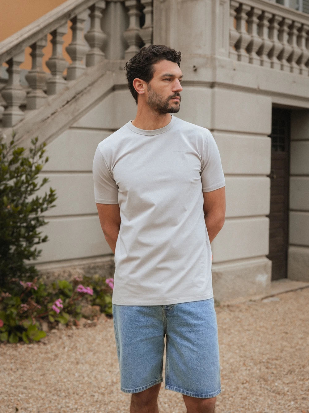 Light Grey Sixteen Slimfit T-Shirt