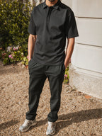Black Sixteen Relaxed Polo