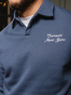 Grüner Chamonix V-Ausschnitt Polo-Pullover