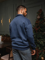 Grüner Chamonix V-Ausschnitt Polo-Pullover