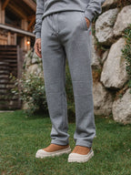 Dark Gray Melange Jogging Pants