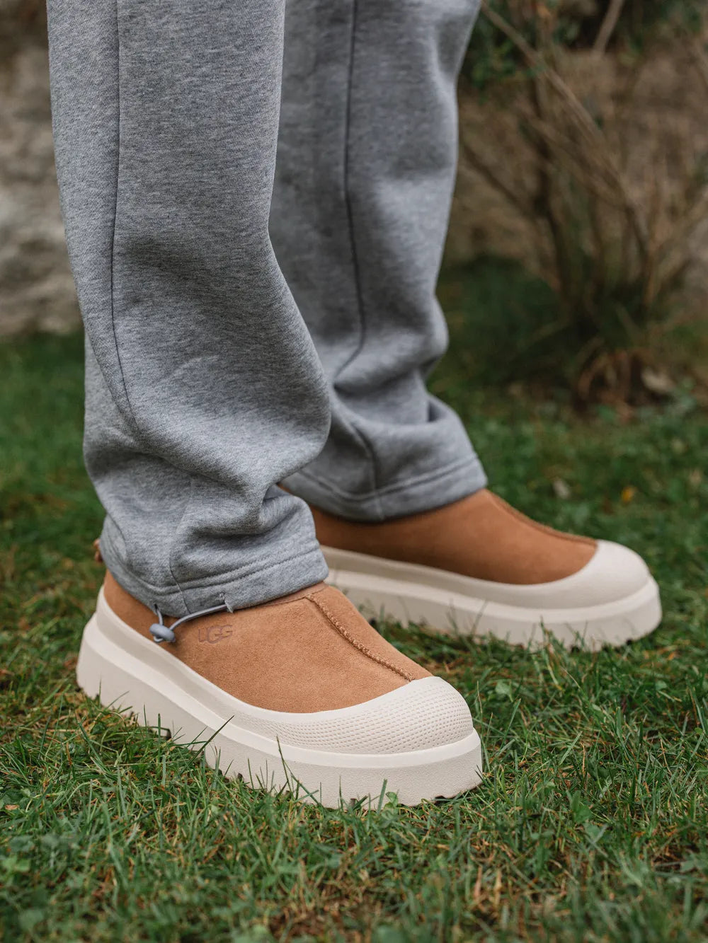 Dark Grey Melange Jogging Pants