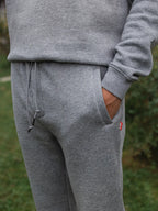 Dark Gray Melange Jogging Pants