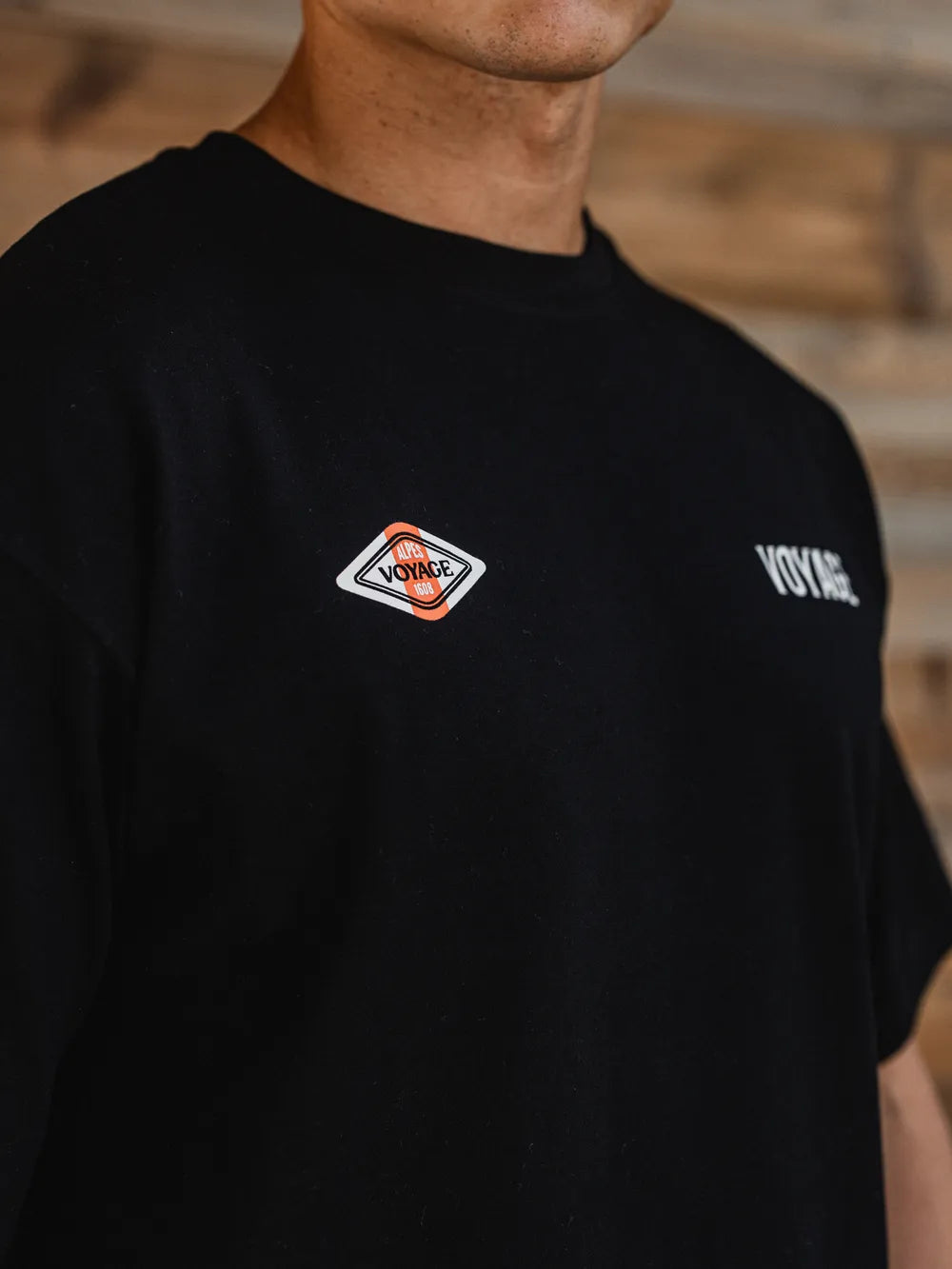 Black Voyage Oversized T-shirt