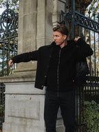 Black Layer Overshirt