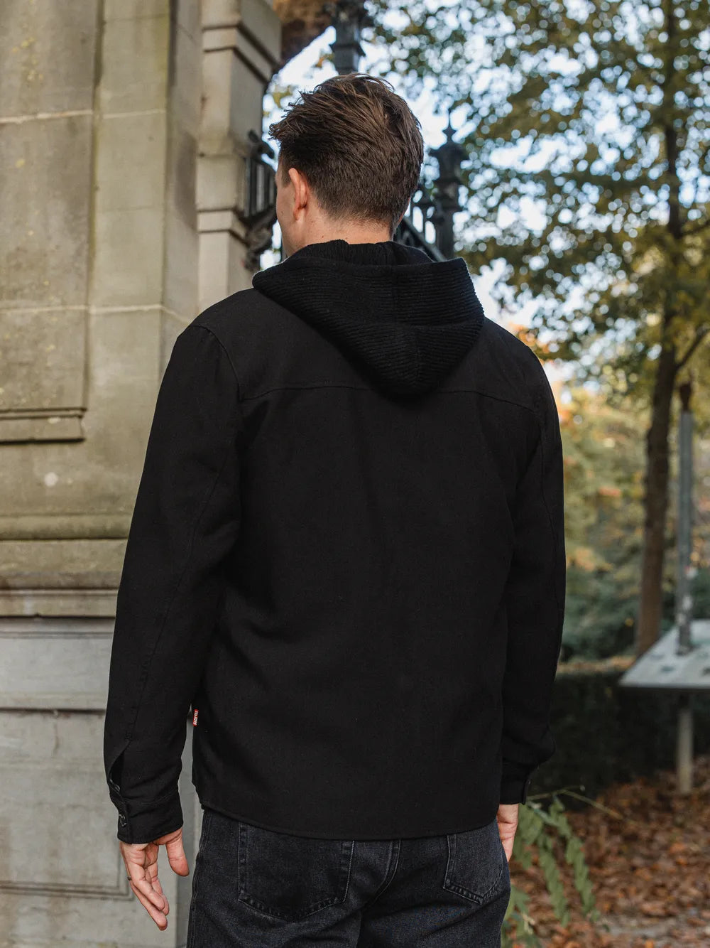 Black Layer Overshirt