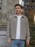 Olive Layer Overshirt