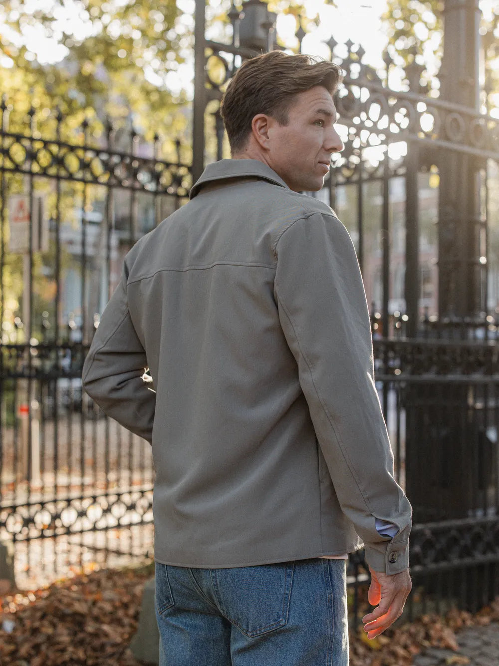 Olive Layer Overshirt