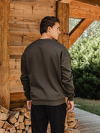 Green Signature Oversized Sweater