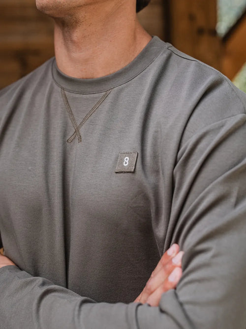 Langarmshirt mit Armeesignatur