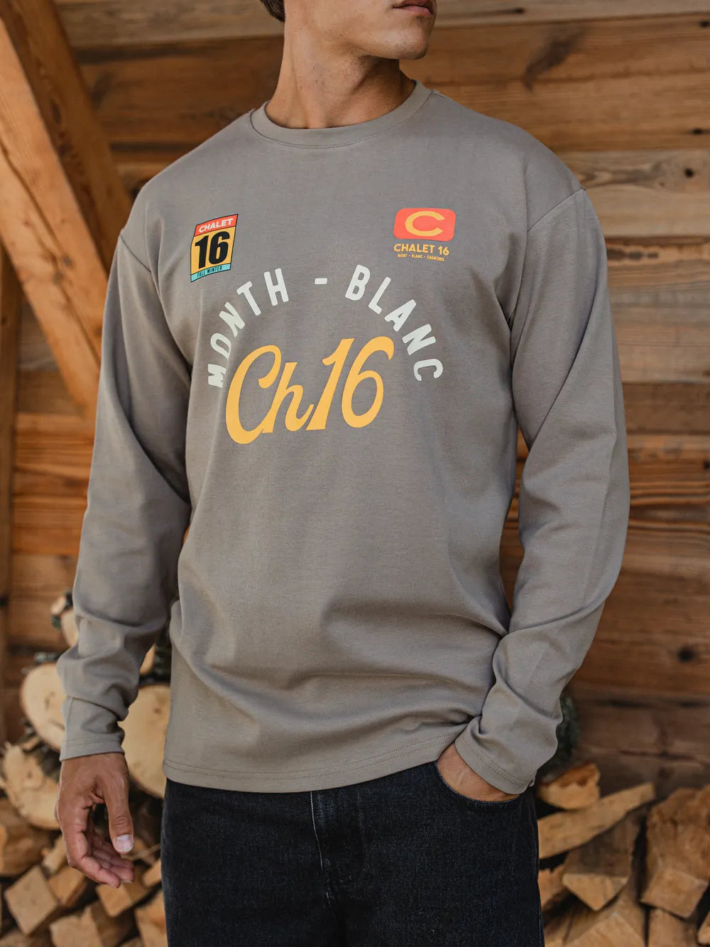 Taupe CH16 Oversized Longsleeve