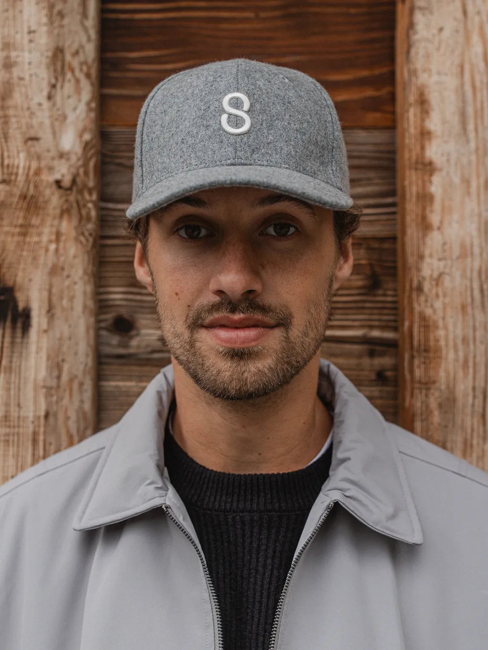 Grey Wool Cap