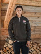 Green Voyage Half Zip Sweater