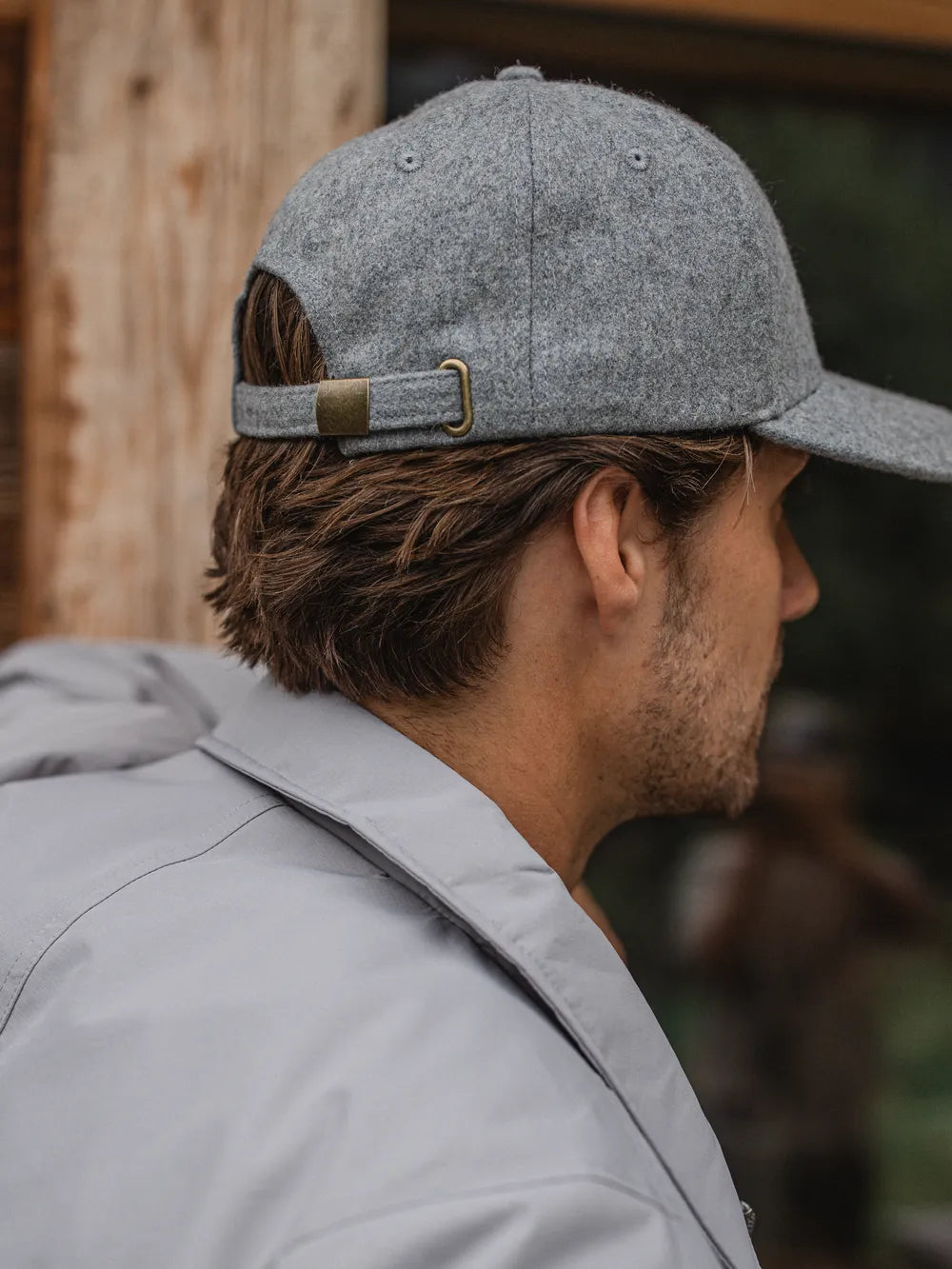 Grey Wool Cap
