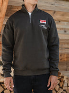 Green Voyage Half Zip Sweater