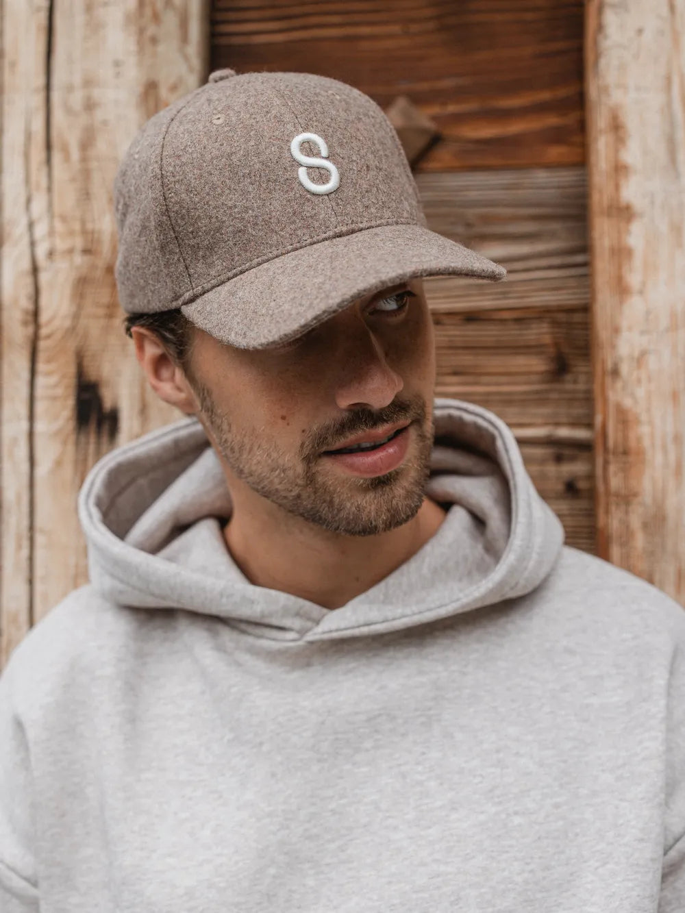 Brown Wool Cap