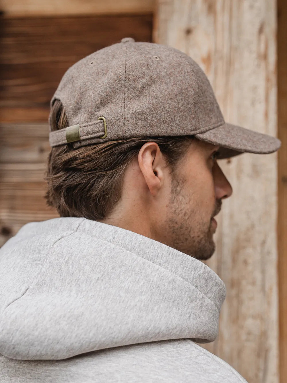 Brown Wool Cap