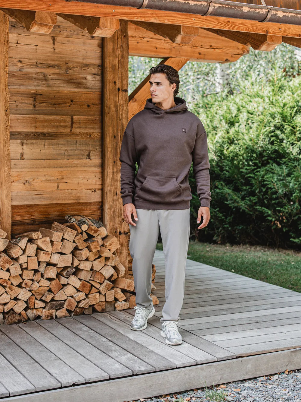 Grey Casual Pantalon