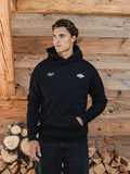 Black Voyage Oversized Hoodie