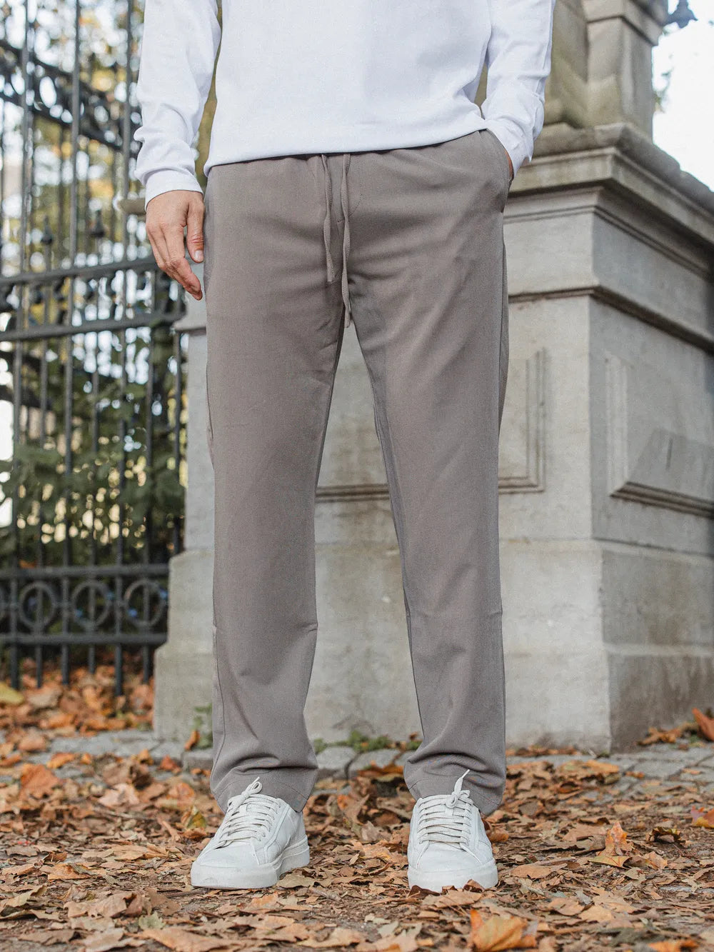 Brown Casual Pants