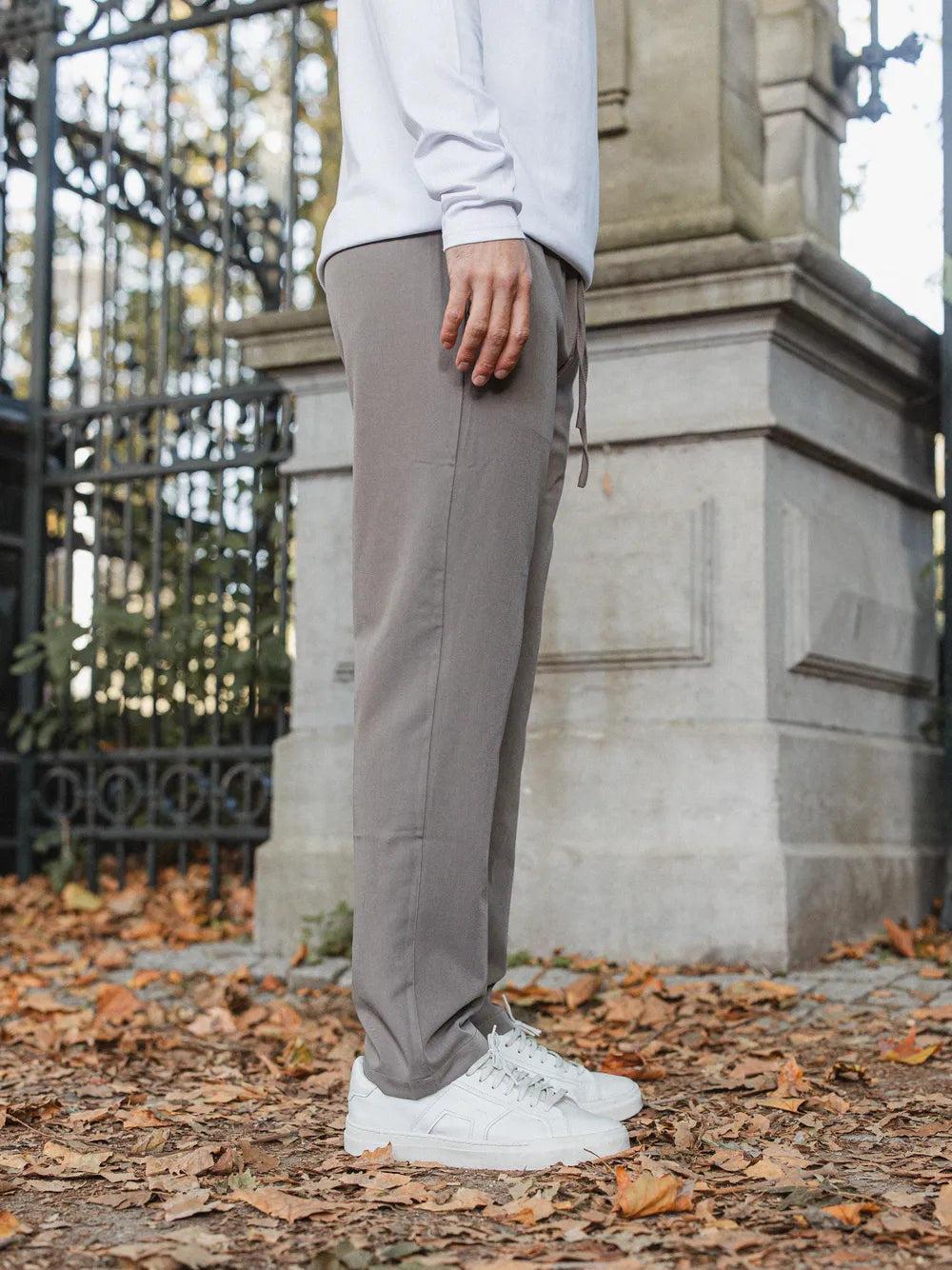 Brown Casual Pants