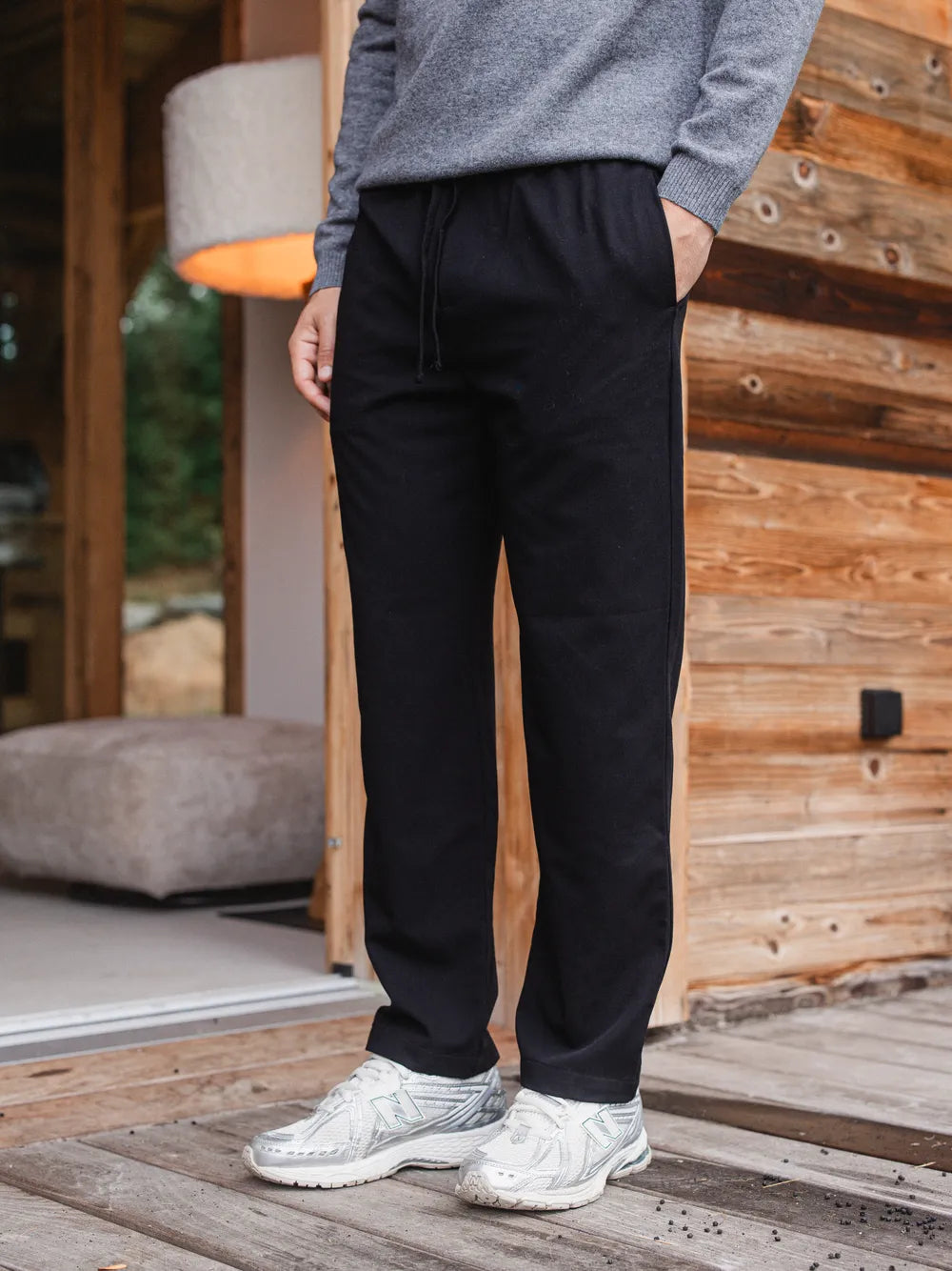 Black Casual Pantalon