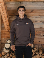 Brauner Voyage Oversize-Hoodie