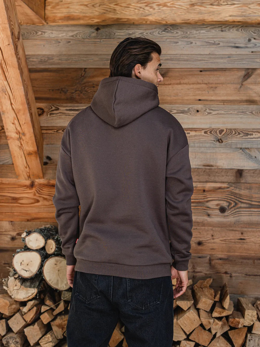 Brown Voyage Oversized Hoodie