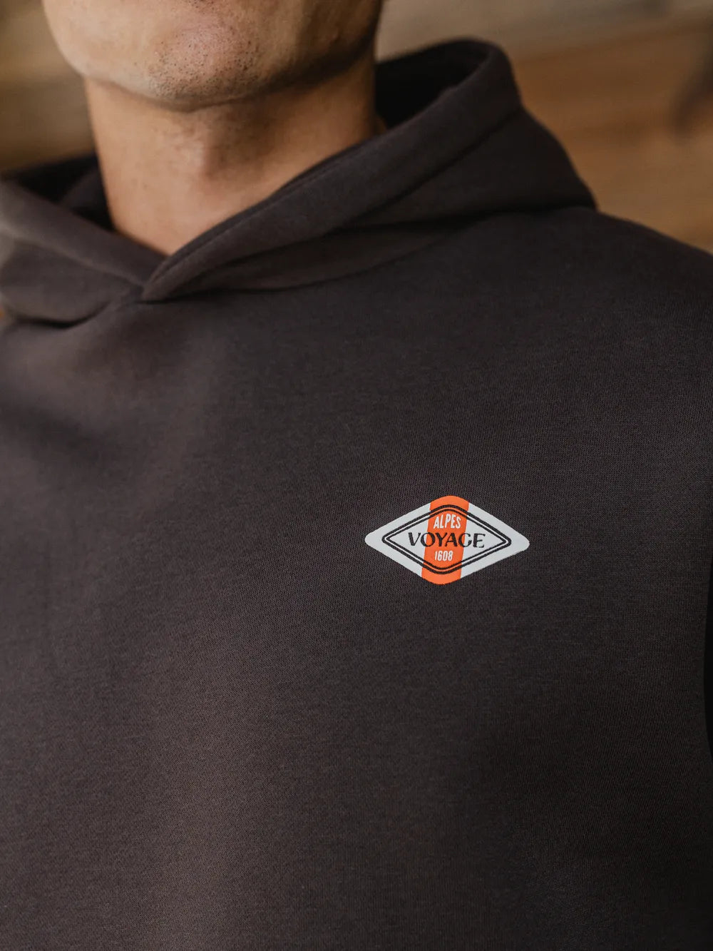 Brown Voyage Oversized Hoodie